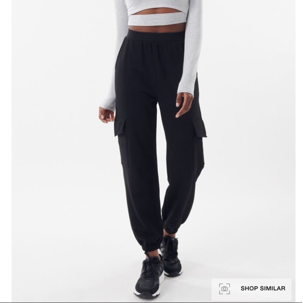 Garage Black cargo sweatpants / joggers